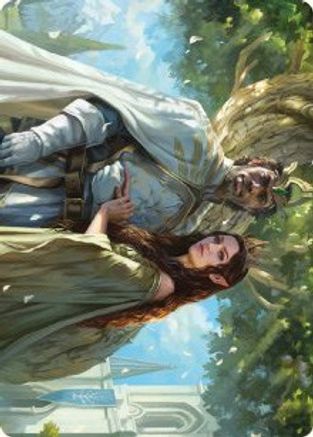 Aragorn and Arwen, Wed Art Card фото цена описание