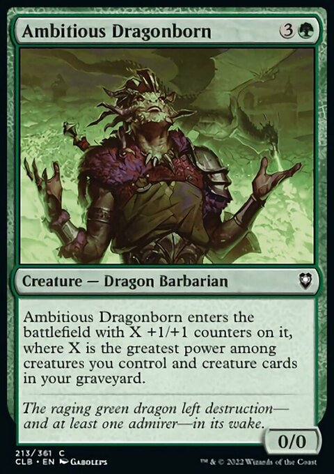 Ambitious Dragonborn фото цена описание