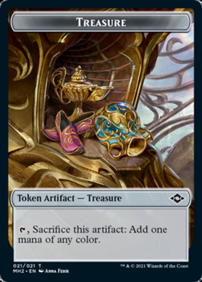 Add artifact. Treasure token MTG. Фишка клада МТГ. MTG Elephant token. MTG mh3 Grief.